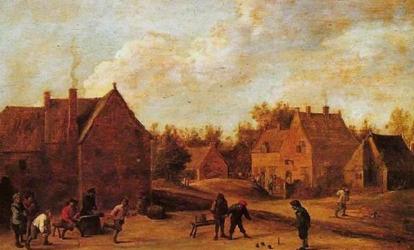 David Teniers the Younger Village scene